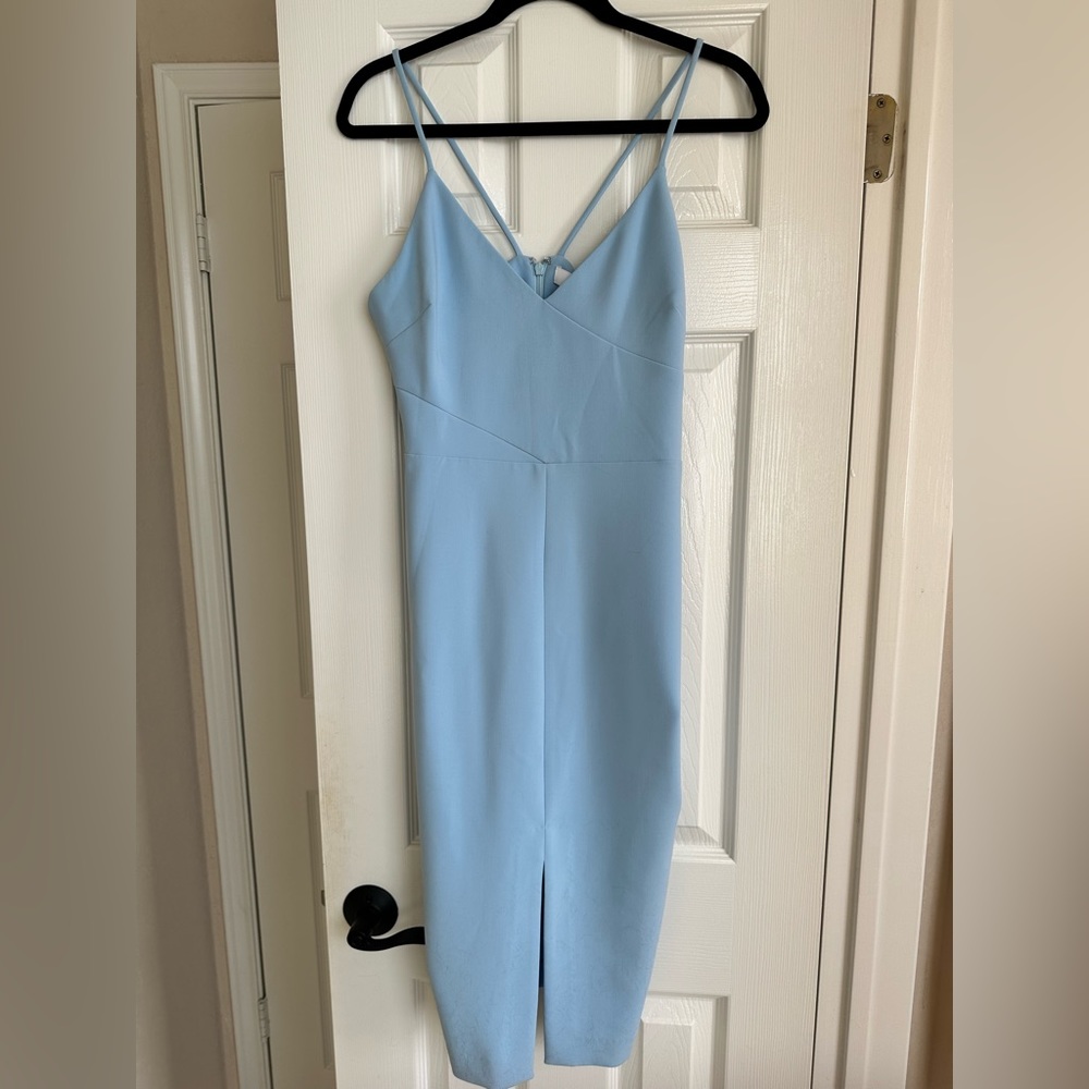 NWT Likely Blue Midi Bodycon Dress